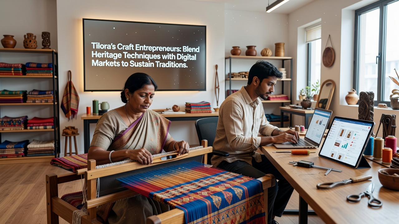 Tilora's Craft Entrepreneurs Blend Heritage Techniques with Digital Markets to Sustain Traditions